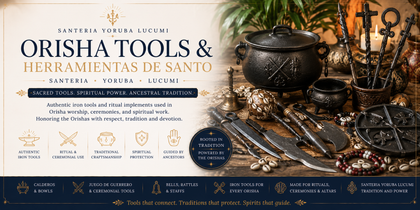 Orisha Tools Herramientas de Santo Santeria Yoruba Lucumi