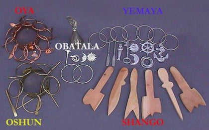 herramientas de santo orisha tools