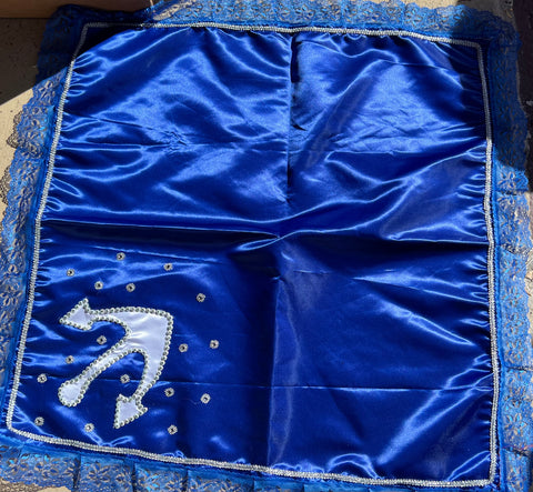 A Yemoja Moro  Shawl with decoration-Panuelo para Yamaya decorado