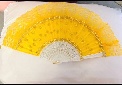 Abanico de oshun / hand fan for Oshun