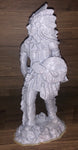 Indian Statue  marble color Estatua del Indio