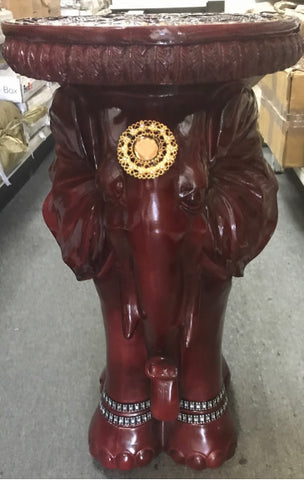 Elephant Pedestal  (Cherry color)