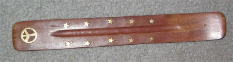 Brass Inlay Ashcatcher Celistial Peace 10" inches # 3