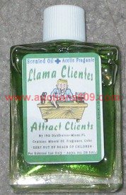 Aceite Fragante llama cliente - Scented Oil Atract Clients