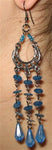 FASHION STYLE PAIR OF EARRING PENDANT Blue COLOR