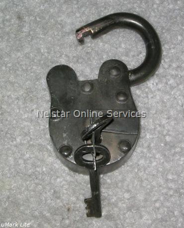 Antique Replica  Old Iron Lock Fully functioning