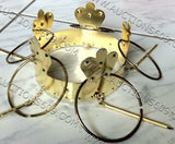 Oshun tools with brass bell - Herramientas de oshun con campana de bronze