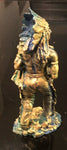 INDIAN STATUE 8 INCHES Bronze color Finish  INDIO ESTATUA DE 8" PINTADA A MANO color Bronze