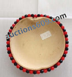 Jicara Elegua forrada- Elegua Gourd Beaded