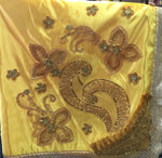 Orisha shawl 2, orisha colors: oshun