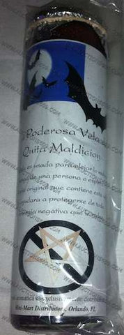 Veladora de 7 dias Quita Maldicion perfumada